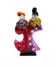 DANCERS GLASS SCULPTURE BY BOROWSKI