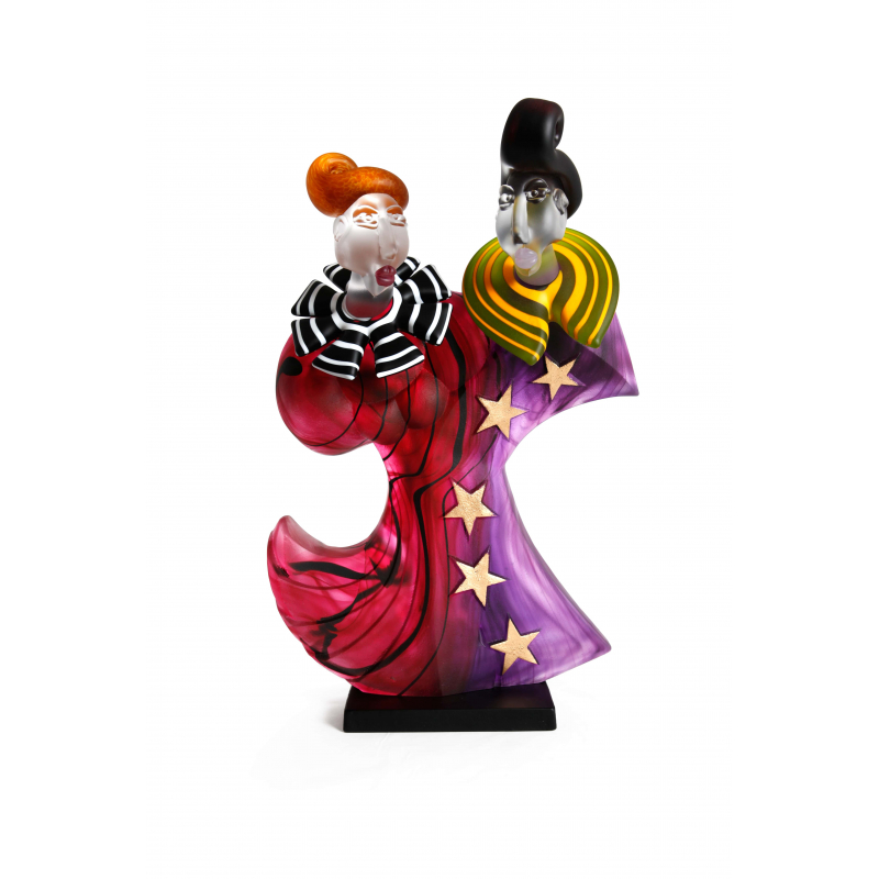 DANCERS Glass Sculpture by Stani Jan Borowski