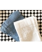 two sets of linen hand towels from Once Milano ( blue and white)