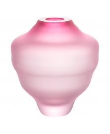 SPRING PINK TRDLIK Matt Glass Vase by Frantisek Jungvirt