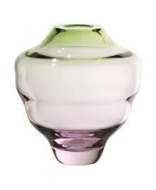 TRDLIK Light Green Glass Vase by Frantisek Jungvirt