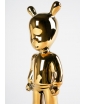 The Guest by Jaime Hayon in Shiny Gold. Close up.