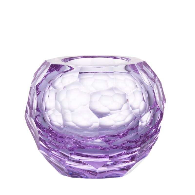 NATALI ALEXANDRITE GLASS CANDLEHOLDER