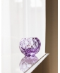 NATALI ALEXANDRITE GLASS CANDLEHOLDER on the counter. staged photo.
