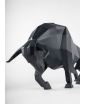 Black Bull in Matt Finish. close up.