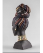 "African Colors" statue, left back side.