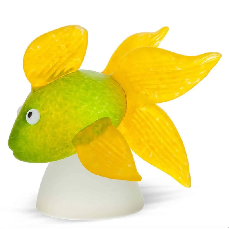 ORANDA GLASS GOLDFISH IN LIME