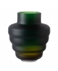 DARK MATTE BONSAI WAVY GLASS VASE BY FRANTISEK JUNGVIRT
