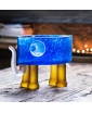 BEN BLUE ELEPHANT BOWL ON THE WOODEN SURFACE.