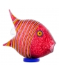 RED ANGELFISH GLASS SCULPTURE. BOROWSKI GLASS