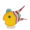 YELLOW ANGELFISH SMALL GLASS OBJECT