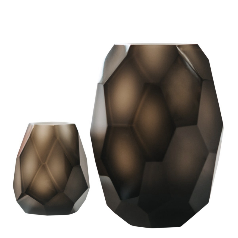 Two Shadow Vases ( small and large) by Lukas Jaburek.