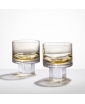 TWO CUBE WHISKY GLASSES IN FINISH