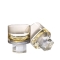 SET OF TWO CUBE WHISKY GLASSES, LUXE GOLD EDITION