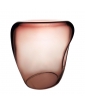 ISOLA GLASS SIDE TABLE IN ROSE AMETHYST