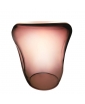 ISOLA GLASS SIDE TABLE IN ROSE AMETHYST