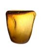 ISOLA GLASS SIDE TABLE IN GOLDEN TOPAZ