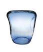 ISOLA GLASS SIDE TABLE IN OCEAN BLUE