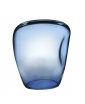ISOLA GLASS SIDE TABLE IN OCEAN BLUE