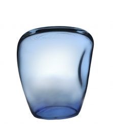 ISOLA GLASS SIDE TABLE IN OCEAN BLUE