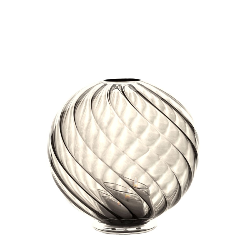 DOT VENETIAN GLASS TEALIGHT HOLDER IN BRONZE
