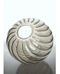 DOT VENETIAN GLASS TEALIGHT HOLDER IN BRONZE. CLOSE UP