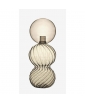 CALABAZA BRONZE DECORATIVE GLASS BOTTLE