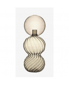 CALABAZA BRONZE DECORATIVE GLASS BOTTLE