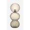 CALABAZA BRONZE DECORATIVE GLASS BOTTLE