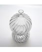 CALABAZA CLEAR VENETIAN GLASS BOTTLE