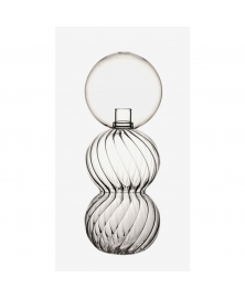 CALABAZA CLEAR VENETIAN GLASS BOTTLE