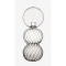 CALABAZA CLEAR VENETIAN GLASS BOTTLE