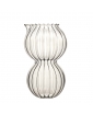 Nana clear Venetian glass carafe by KANZ Architetti, hand-blown in borosilicate glass with organic bubble-shaped form.