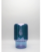 IRIDESCENT BLUE BRUMMA SMALL GLASS VASE