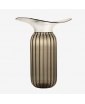 LARGE TOSCA GLASS VASE IN SMOKY BRONZE