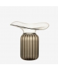 SMALL TOSCA GLASS VASE IN SMOKY BRONZE