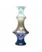 MADAME Handblown Venetian Glass Vase in Bronze, Ocean Blue & Sage Green (L)