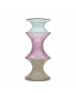 MADAME Handblown Venetian Glass Vase in Bronze, Blush Pink & Sage Green (M)