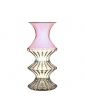 MADAME Handblown Venetian Glass Vase in Bronze & Blush Pink (M)