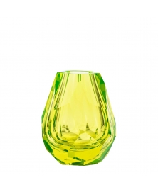 SMALL PRISMATIC VASE CITRINE BY LUKAS JABUREK