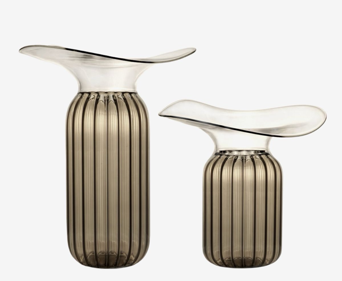 Two TOSCA Glass Vases from KANZ