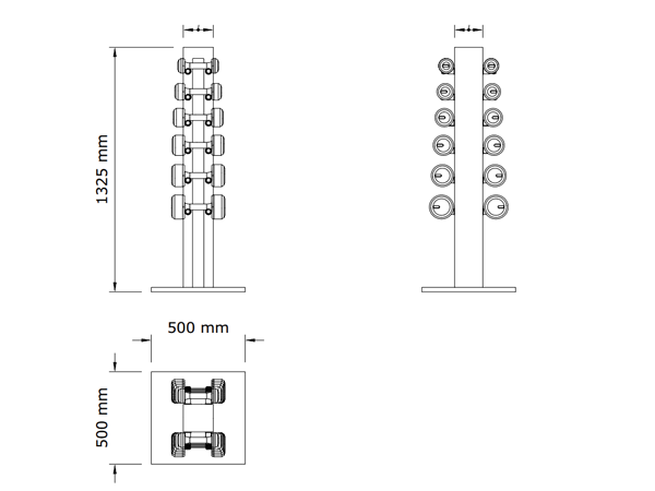 Light dumbbell set with rack hot sale